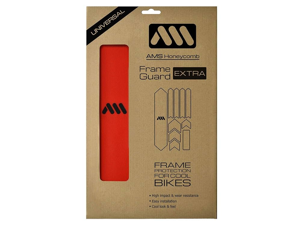 Amazon | AMS Honeycomb Frame Guard XL (RED) | All Mountain